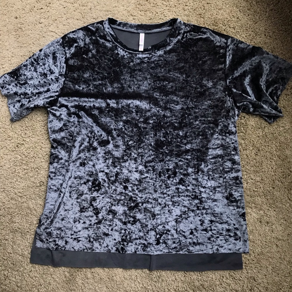 Blue Velvet Xhilaration Top from Target